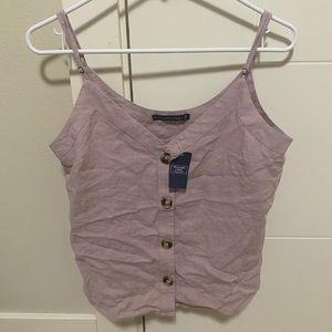 Women’s Abercrombie and Fitch top, light purple, new with tags